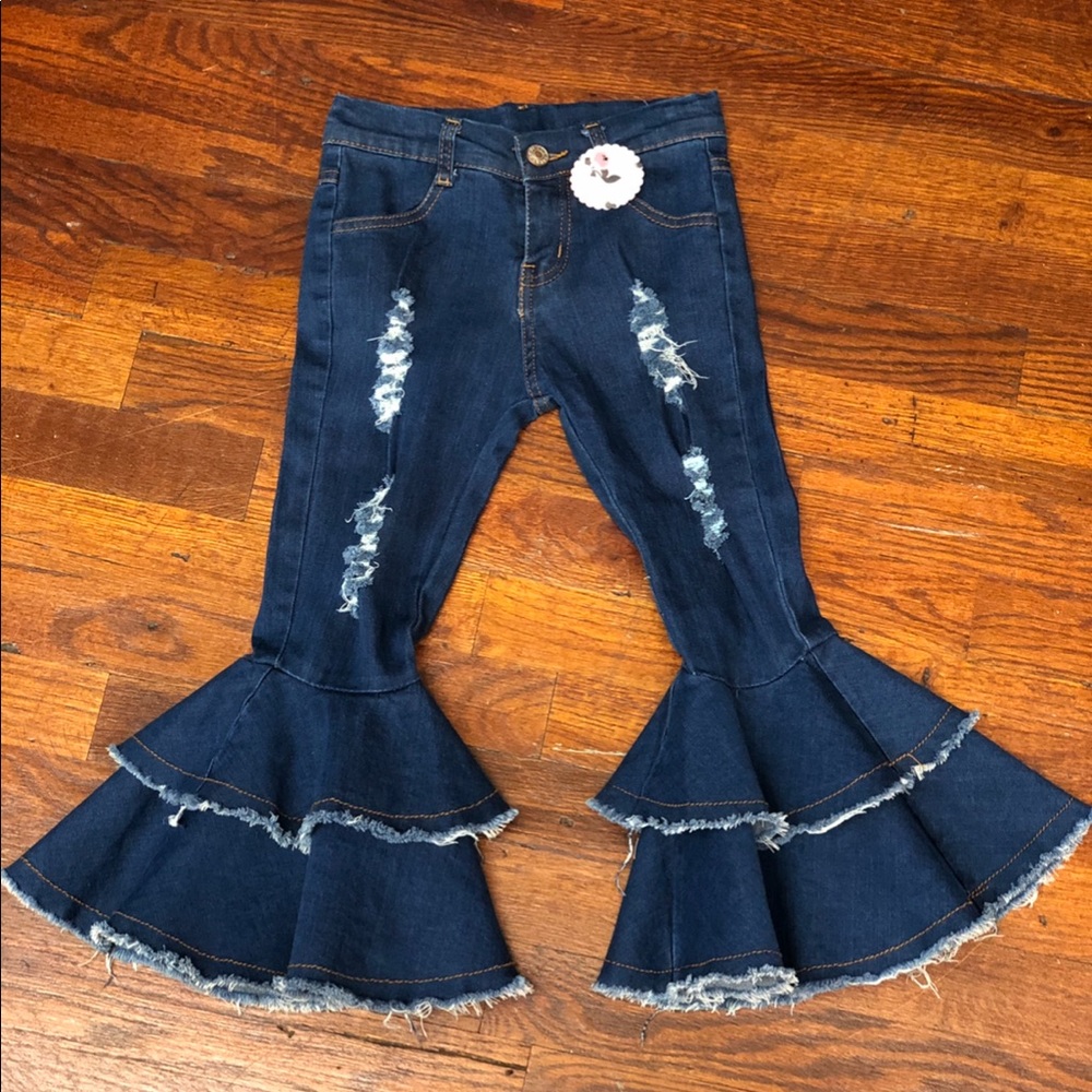 NWOT Double Flare Jeans.